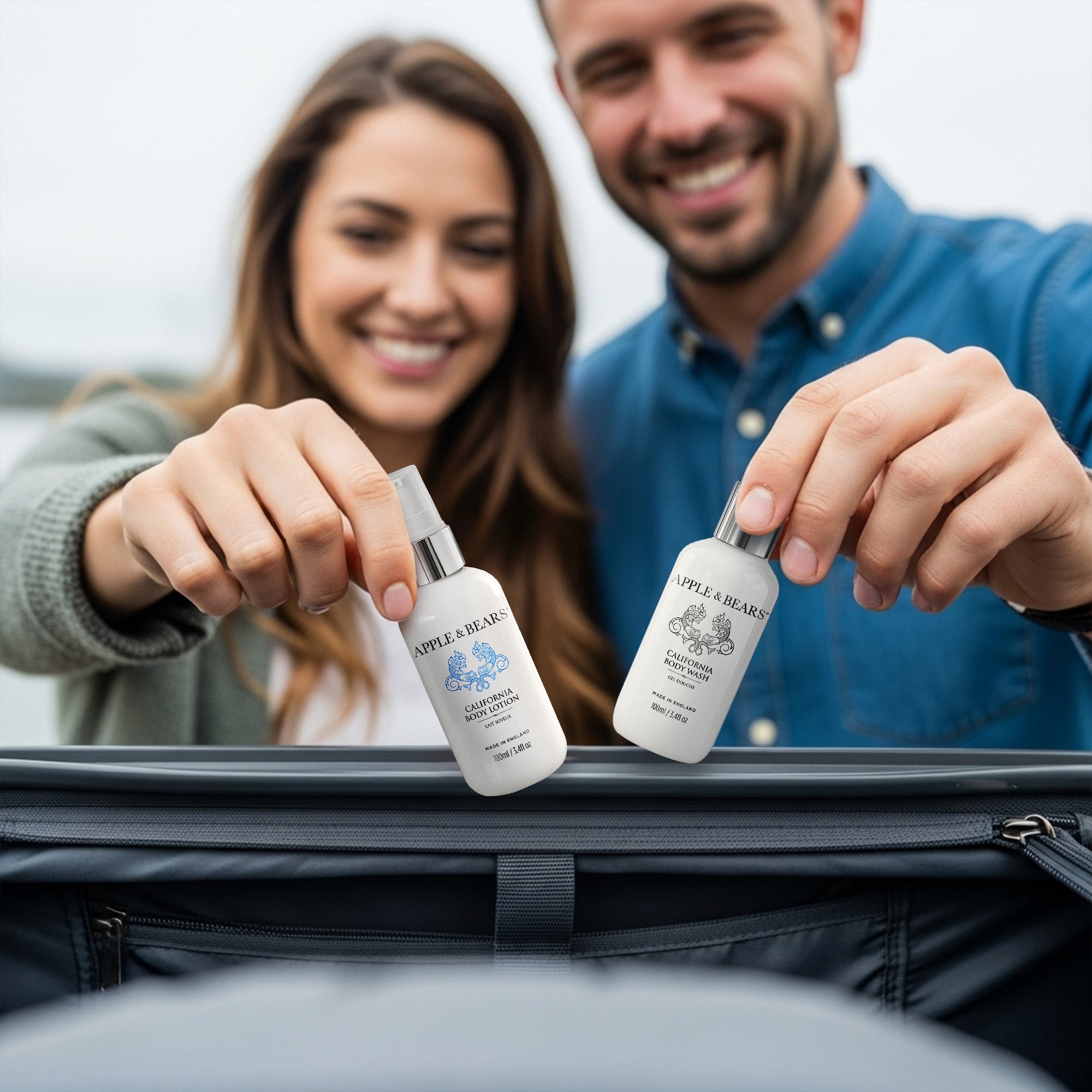 California Travel Set – Body Wash & Lotion, 100ml