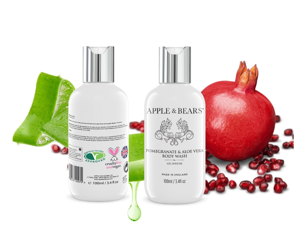 Pomegranate & Aloe Vera Body Wash Travel 100ml /3.4 fl oz