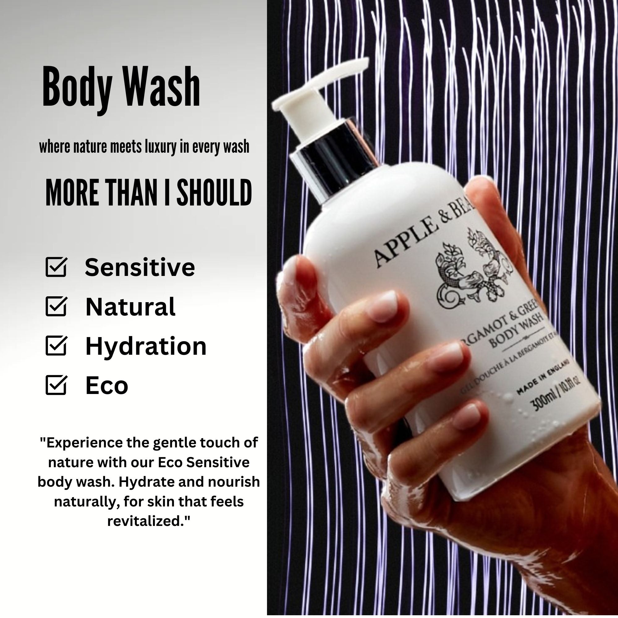 Bergamot & Green Tea - Body Wash - 300ml/10.1fl oz