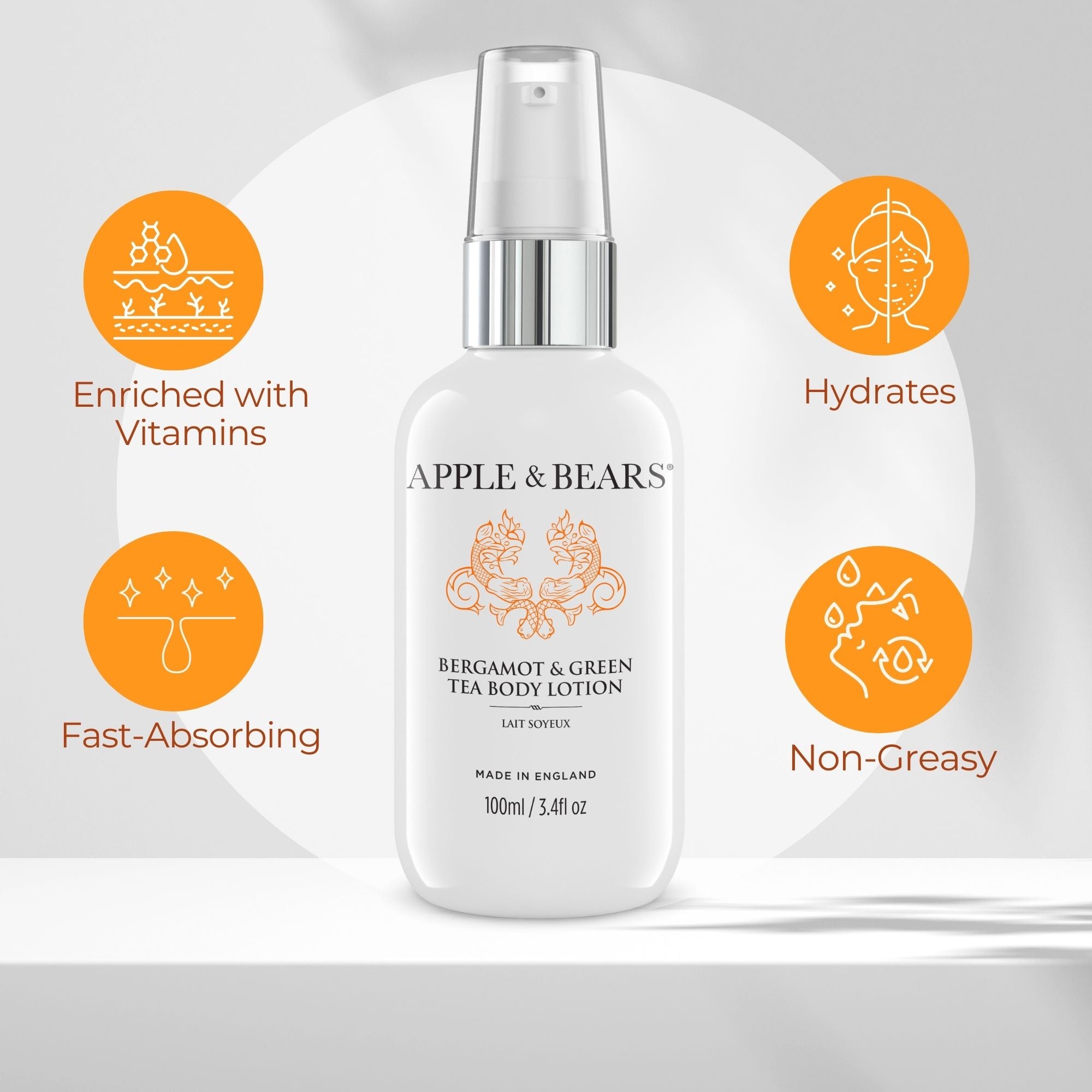 Bergamot & Green Tea - Body Lotion Travel Size - 100ml/3.4 fl oz | Official Brand Site