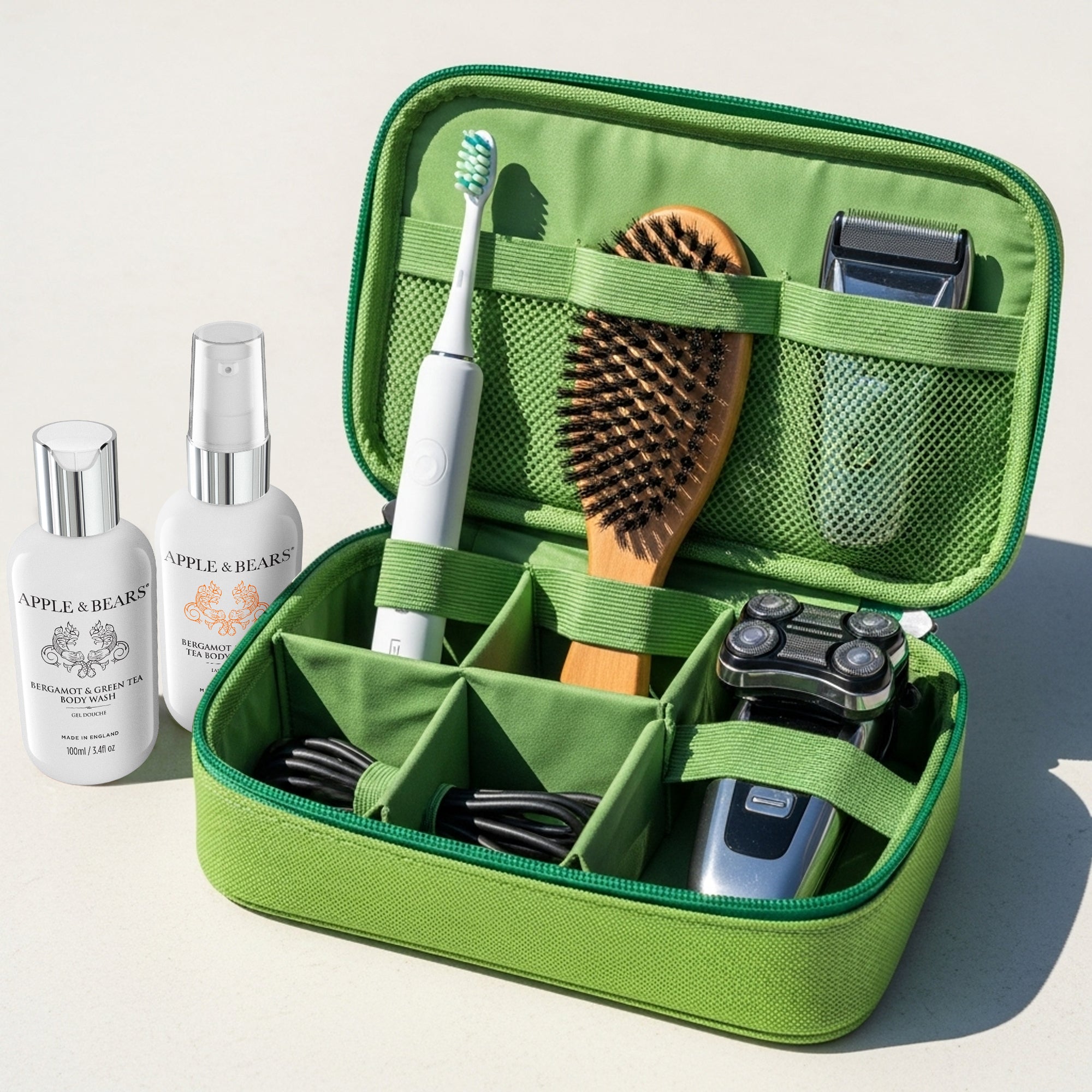 Bergamot & Green Tea Travel Set – Body Wash & Lotion, 100ml