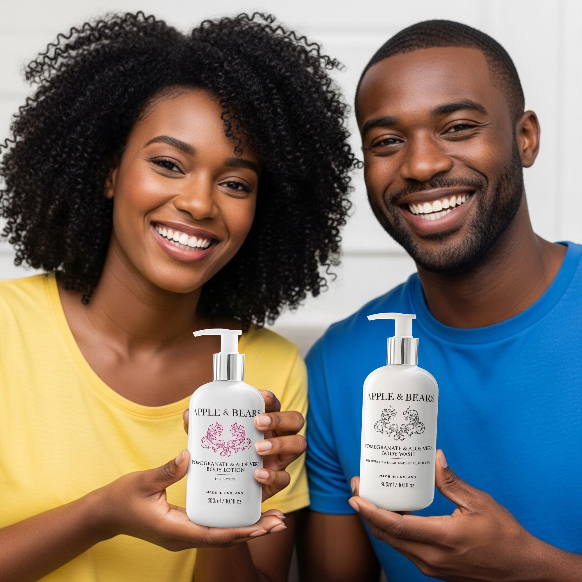 Pomegranate & Aloe Vera Gift Set – Body Wash & Lotion, 300ml