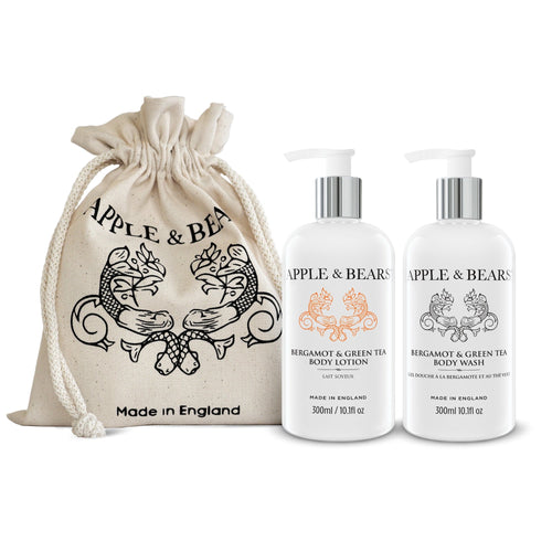 Bergamot & Green Tea Gift Set – Body Wash & Lotion, 300ml