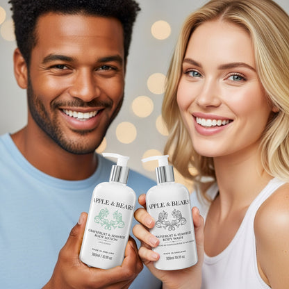 Grapefruit &amp; Seaweed Gift Set – Body Wash &amp; Lotion, 300ml / 10.1 fl oz