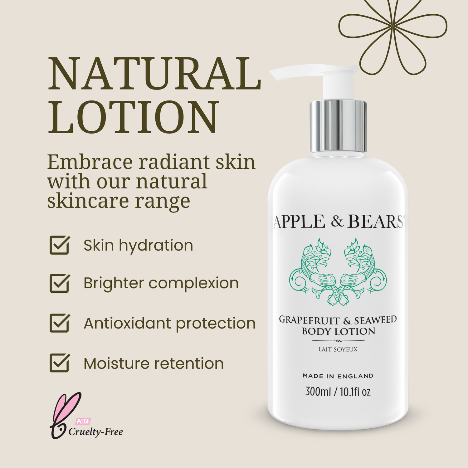 Grapefruit &amp; Seaweed Body Lotion 300ml /10.1 fl oz