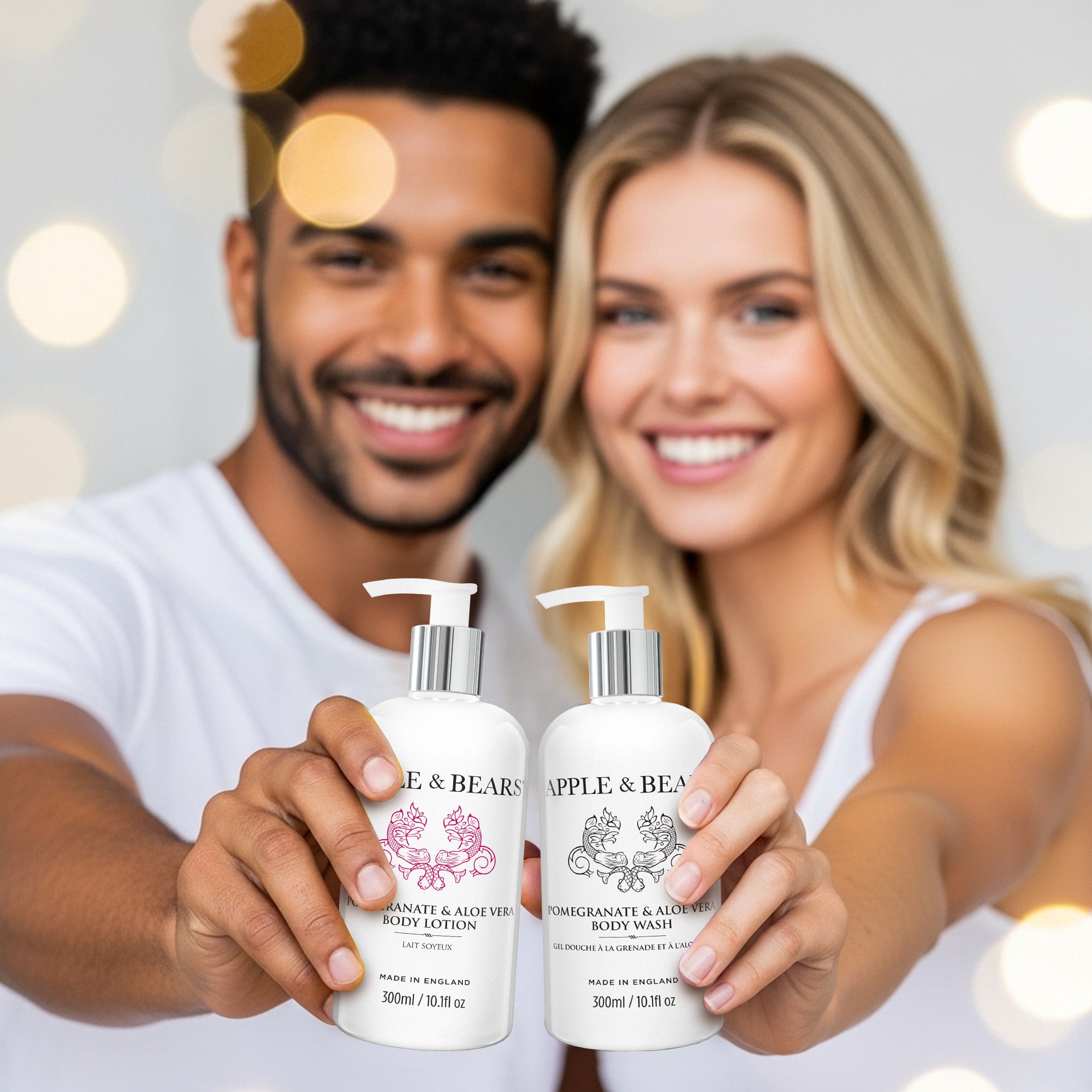 Pomegranate &amp; Aloe Vera Gift Set – Body Wash &amp; Lotion, 300ml