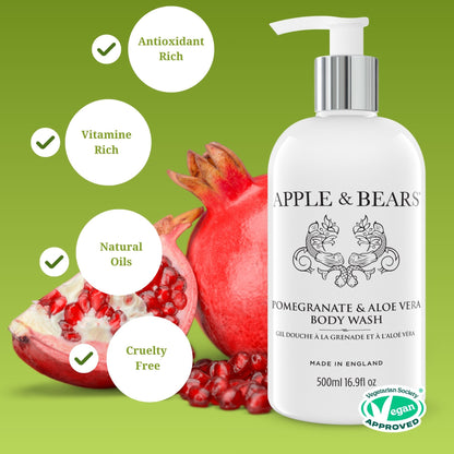 Pomegranate &amp; Aloe Vera - Body Wash - 500ml/16.9 fl oz