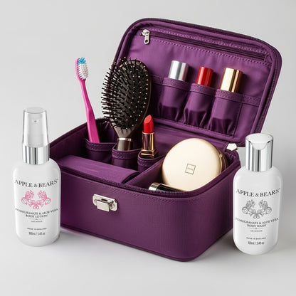 Pomegranate &amp; Aloe Vera Travel Set - Wash &amp; Lotion, 100ml