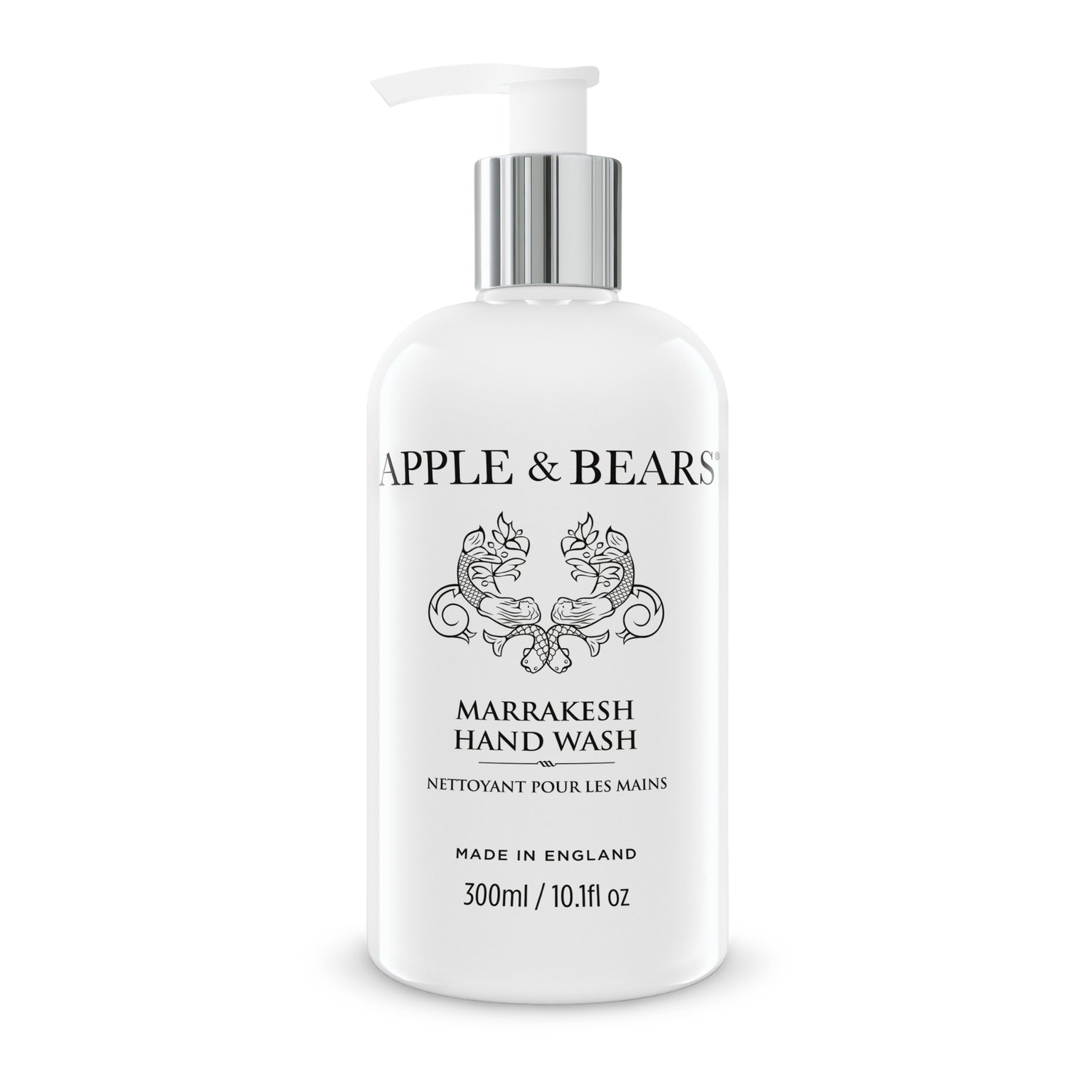 Apple and Bears Marrakesh Hand Wash 300ml white background product shot made in England