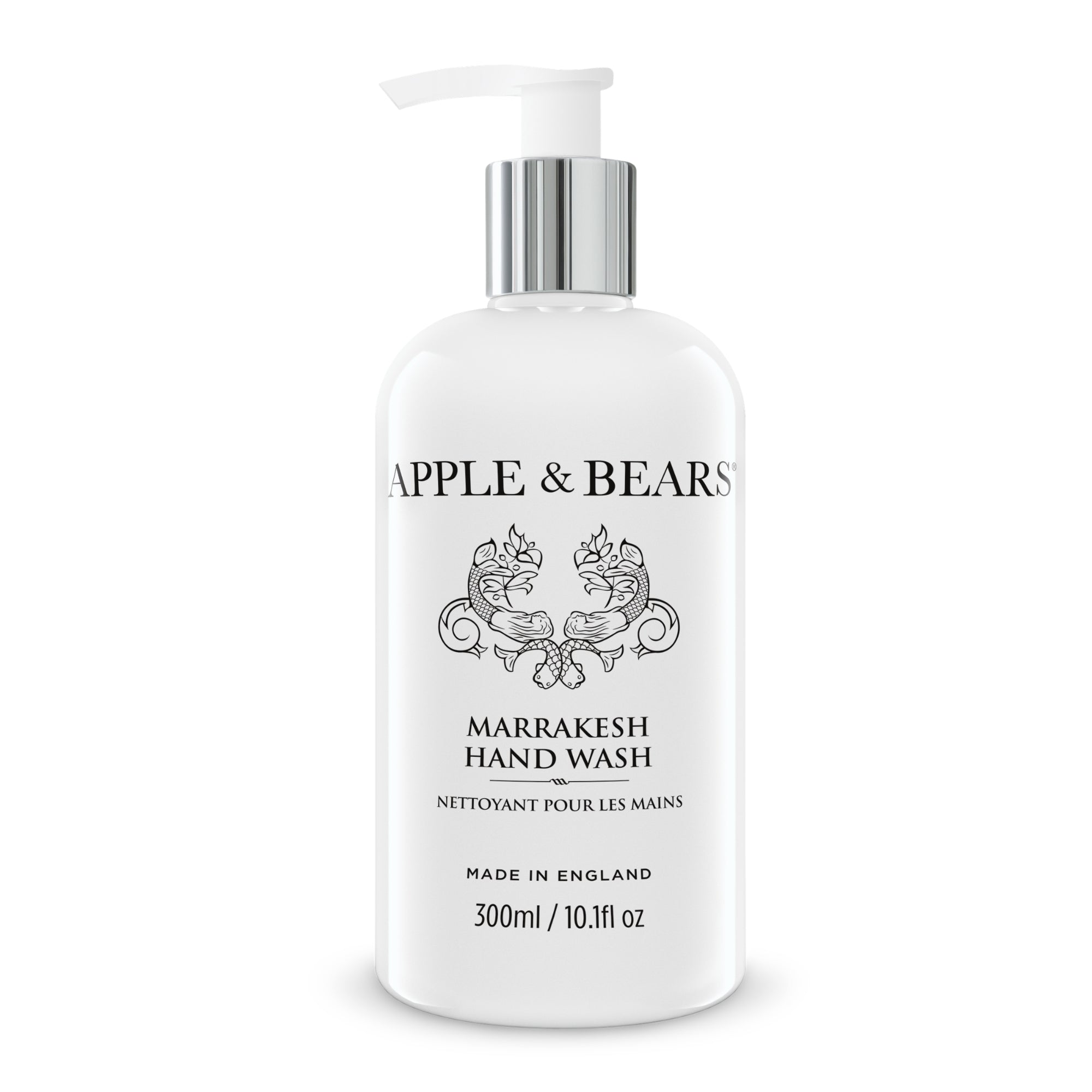 Apple and Bears Marrakesh Hand Wash 300ml white background product shot made in England
