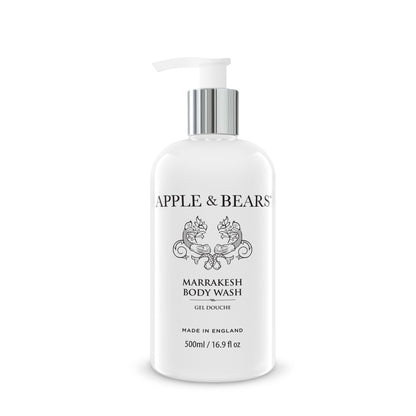 Marrakesh body wash 500ml white background – Apple &amp; Bears
